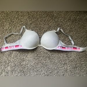 pink push-up bra